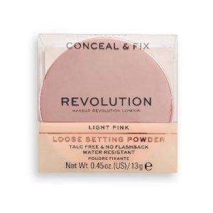 Revolution - Conceal & Fix Setting Powder Light Pink