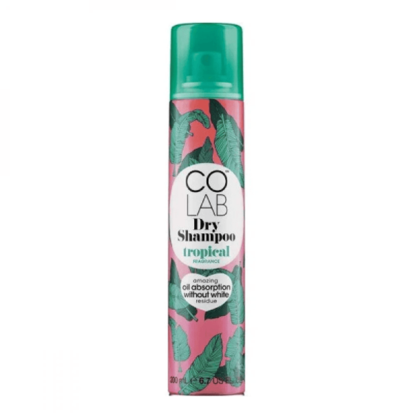 Colab Invisible Dry Shampoo for All Hair Types Tropical Scent 200ml