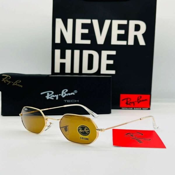 Ray Ban Sunglasses - Gold Brown